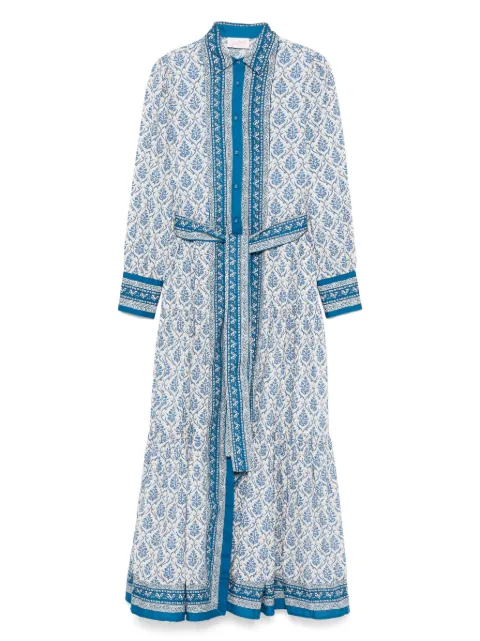 MC2 Saint Barth cotton maxi dress Blue JNS0001