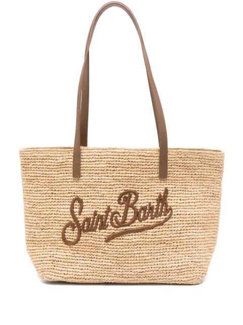 MC2 Saint Barth raffia shoulder bag Neutrals RAFC002