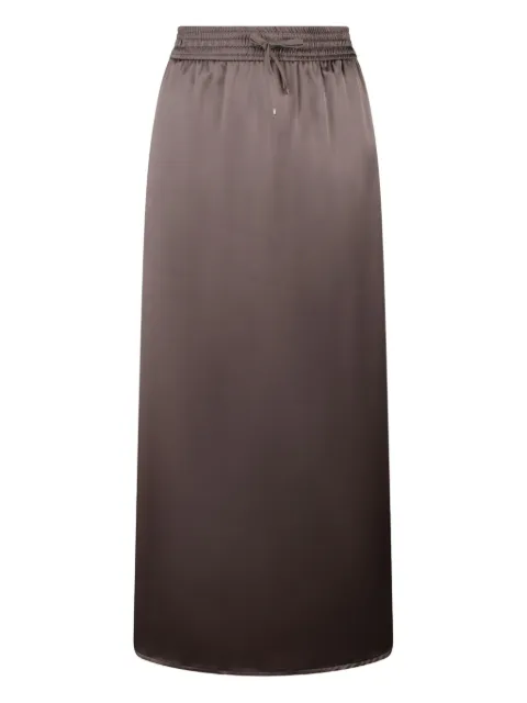 Herno drawstring A-line skirt Brown GN000024D12506