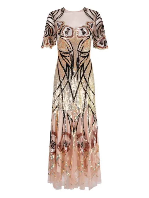 Temperley London Natalia sequin-embellished party dress Pink 23SNTL54416A