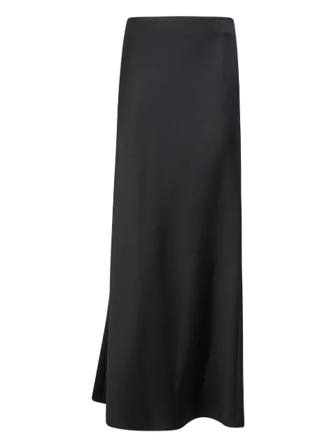 Carven asymmetric satin skirt Black 6251K21314