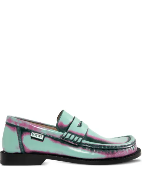 LOEWE Campo loafers Green LLSC290X23