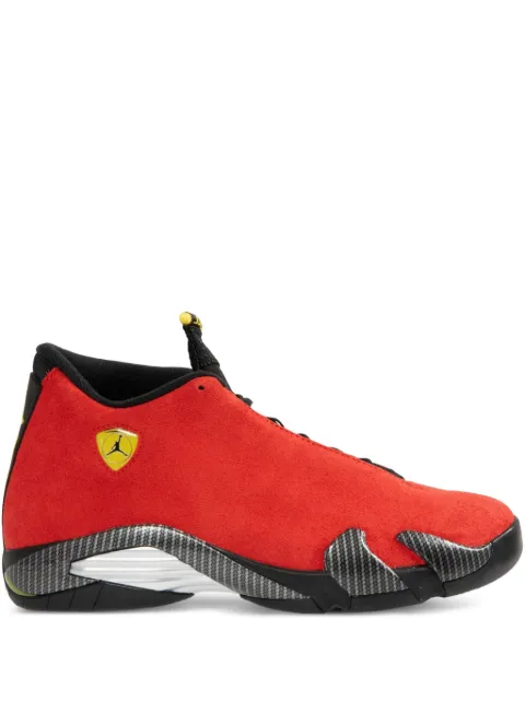 Jordan x Air Jordan 14 suede basketball sneakers Red IF5015