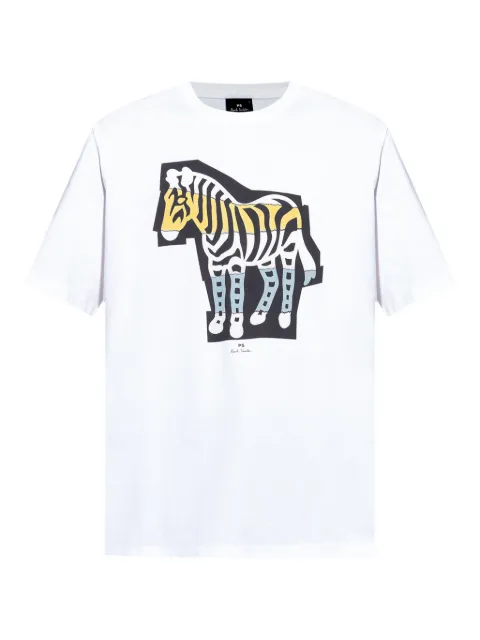 PS Paul Smith zebra graphic T-shirt White M2R011RTP5256