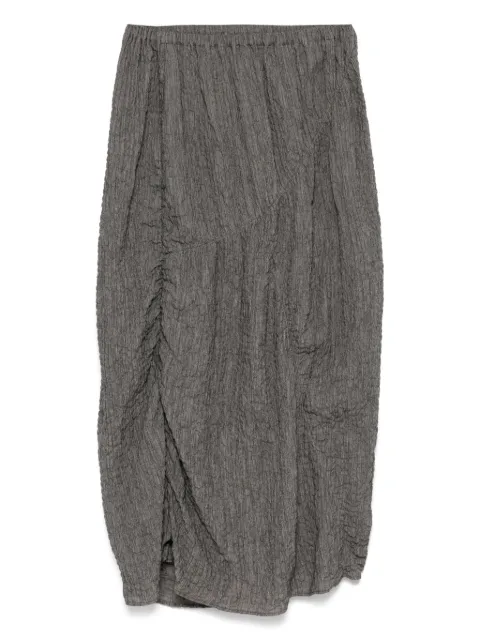 Lauren Manoogian shirred skirt Grey SPF25B2435W192