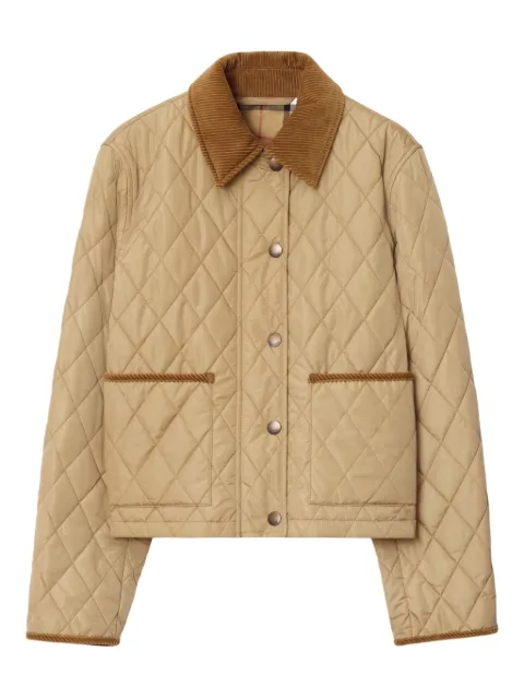 Burberry cropped quilted jacket Neutrals 8107466