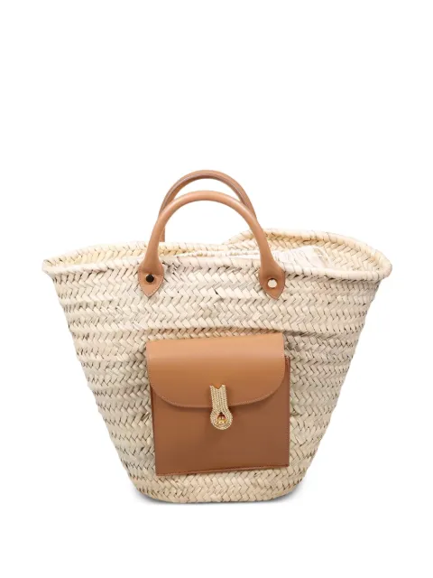amato daniele Queen tote bag Neutrals QUEENBASKETPOCKET