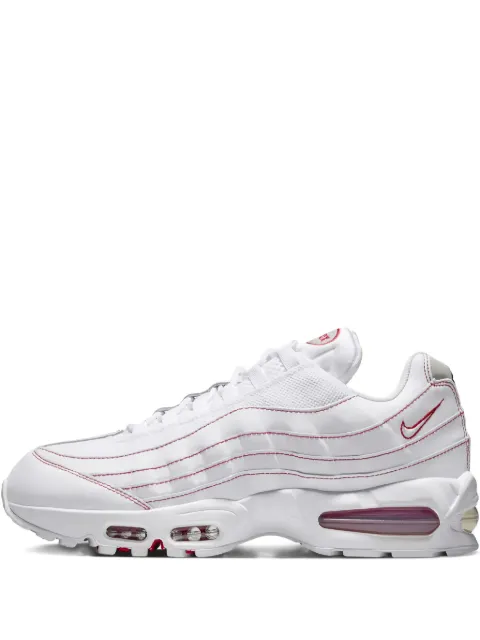 Nike air max 95 red-stitch trainers White IB7936