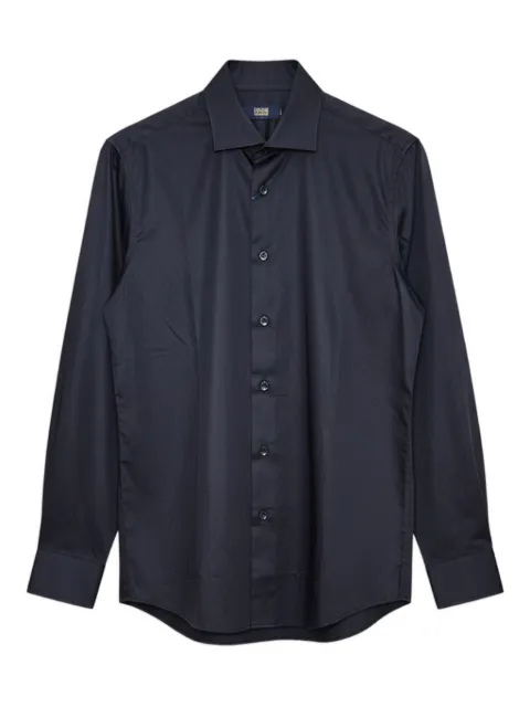 Cavalli Class cotton shirt Blue OXT708CE001