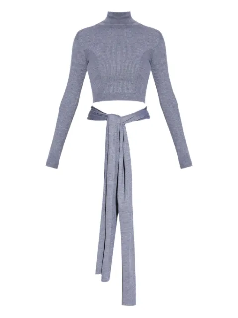 Alaïa turtleneck sweater Grey AA9S02163M7780821