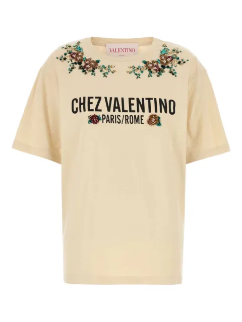Valentino Garavani jersey T-shirt Neutrals BMG24K91C