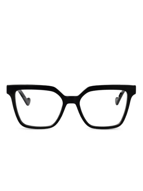 LIU JO logo-plaque glasses Black LJ2772R