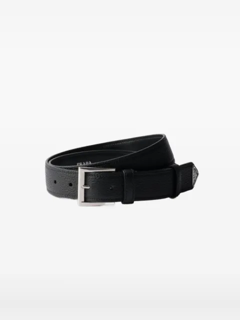 Prada textured leather belt Black 2CC6722BBE