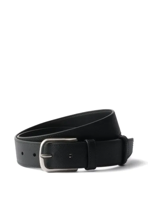Prada Saffiano leather belt Black 2CC671053