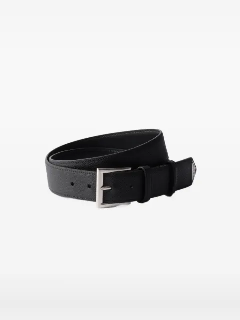 Prada Saffiano leather belt Black 2CC672053