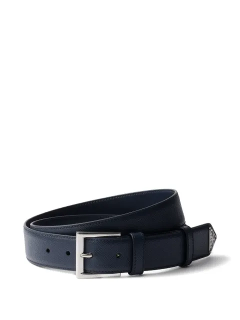 Prada Saffiano leather belt Blue 2CC672053