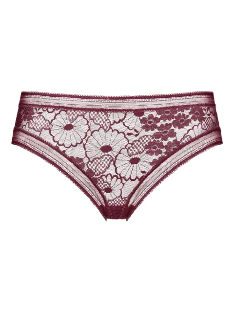 ERES Miellée floral-lace briefs Purple 612324