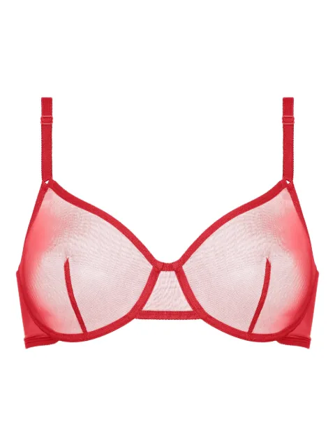 ERES Eden Tonique mesh full-cup bra Red 60986