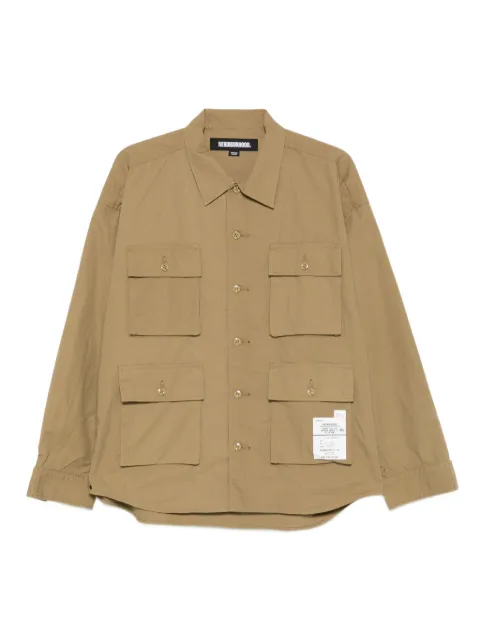 Neighborhood cotton shirt Brown 252AQNHSHM04