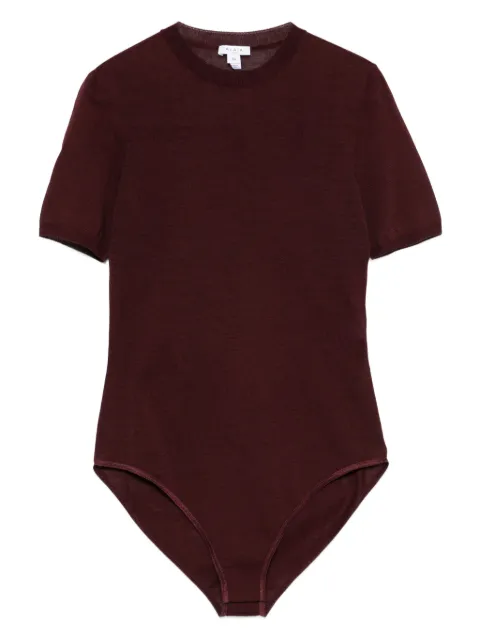 Alaïa short-sleeve body Red AA9B0403K097B