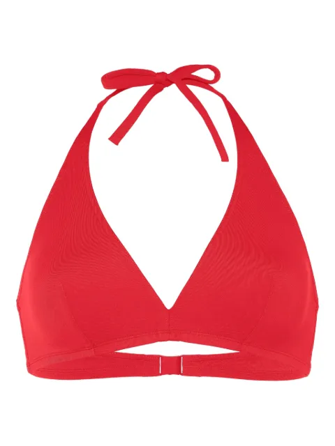 ERES Gang halterneck triangle bikini top Red 031402