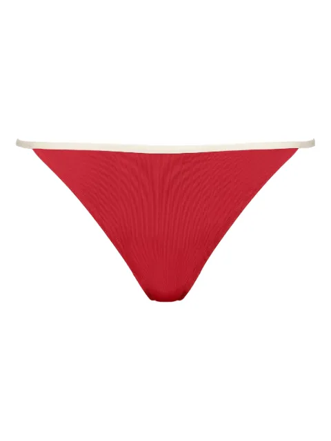 ERES Pat contrast-trimmed bikini bottoms Red 042528