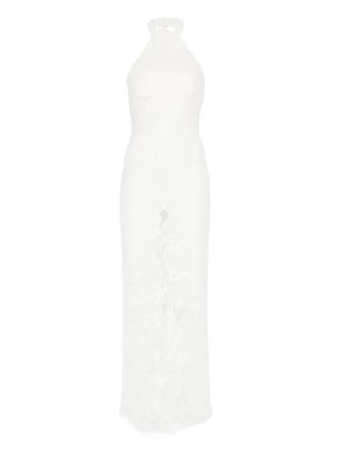 MANURÍ Cherie lace maxi dress White MRSS25DR9VIPL13