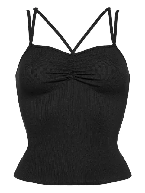 ERES Nadia ribbed tank top Black 272536