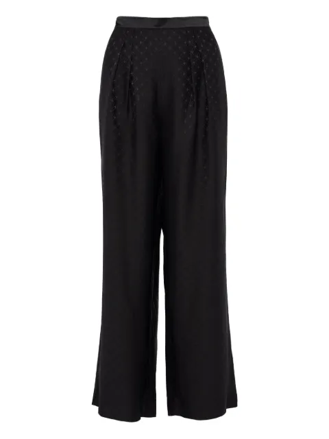 ERES Splendeur geometric-pattern trousers Black 232539