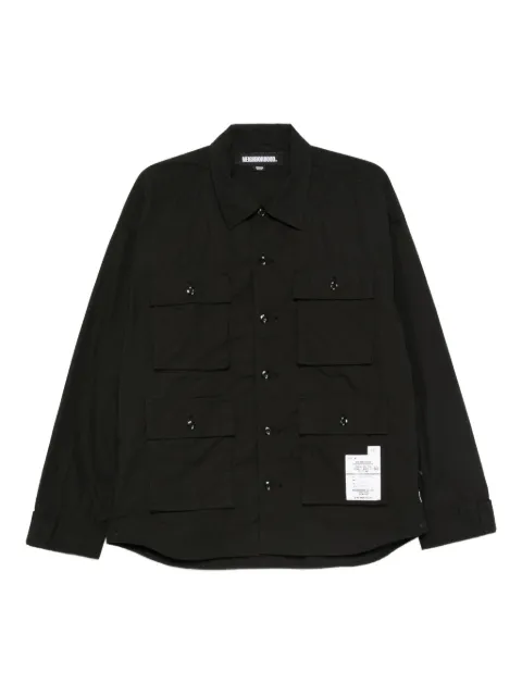 Neighborhood long-sleeve shirt Black 252AQNHSHM04