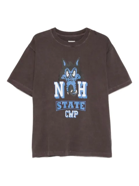 Neighborhood NH wolf-print T-shirt Brown 252PCNHST15