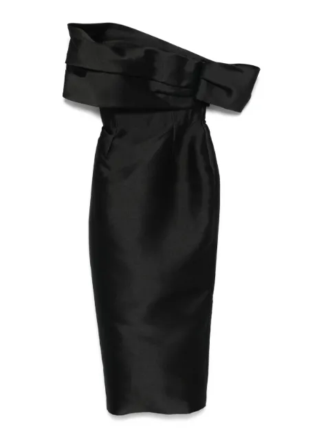 Solace London Mirla midi dress Black OS46049