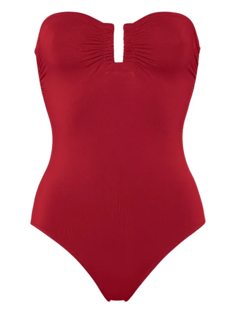 ERES Cassiopée bustier-neck swimsuit Red 011406