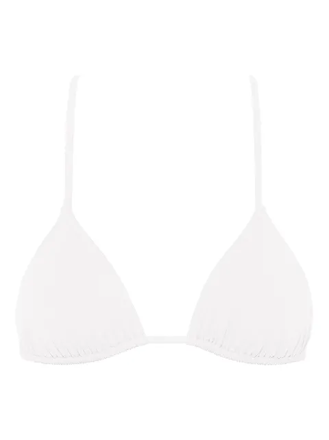 ERES Mouna triangle bikini top White 031401