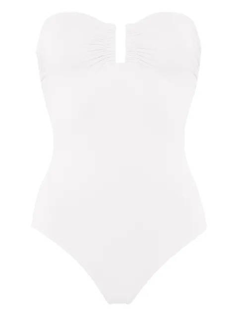 ERES Cassiopee gathered swimsuit White 011406
