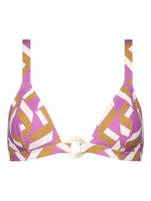ERES Must geometric-print bikini top Purple 032524