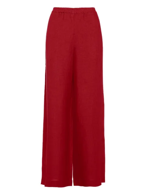 ERES Select elastic-waist trousers Red 232420
