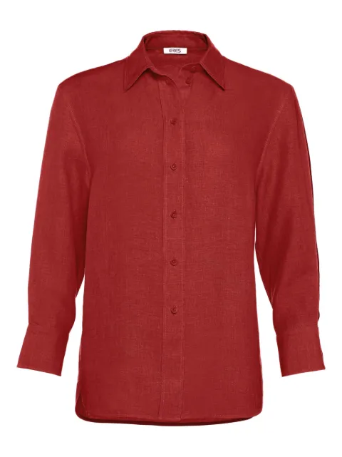 ERES Mignonette long-sleeve button-down shirt Red 272416