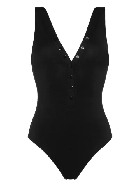 ERES Icône button tank one-piece swimsuit Black 012427