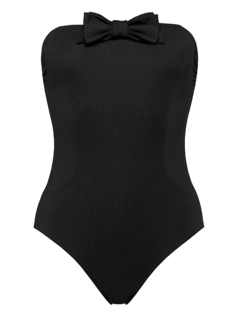 ERES Dresscode bow-detail strapless swimsuit Black 012540