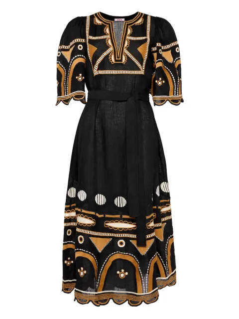 ERES Ornement midi dress Black 202545