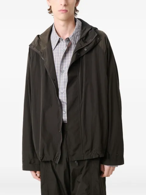 Studio Nicholson hooded jacket Green BARLEYSNM1318LWTECHNICALPOLYMOSS