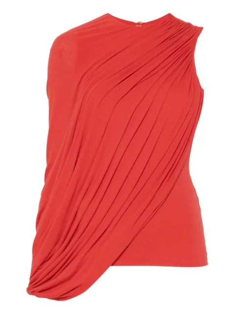 MANURÍ Lillies blouse Red MRFW25BL9CH04