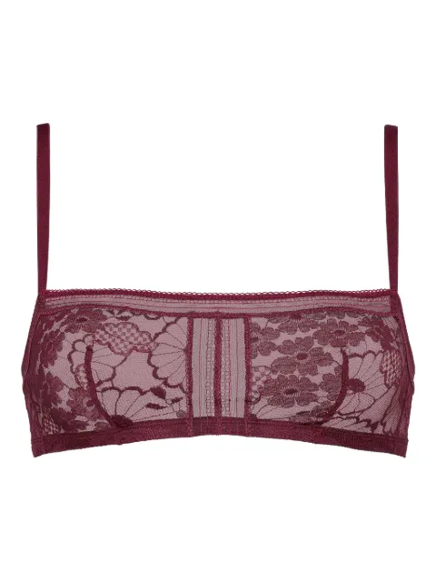 ERES Figue floral-lace bra Purple 64004
