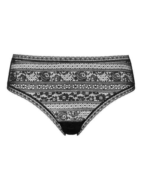 ERES Envolée lace-trimmed thong Black 612527
