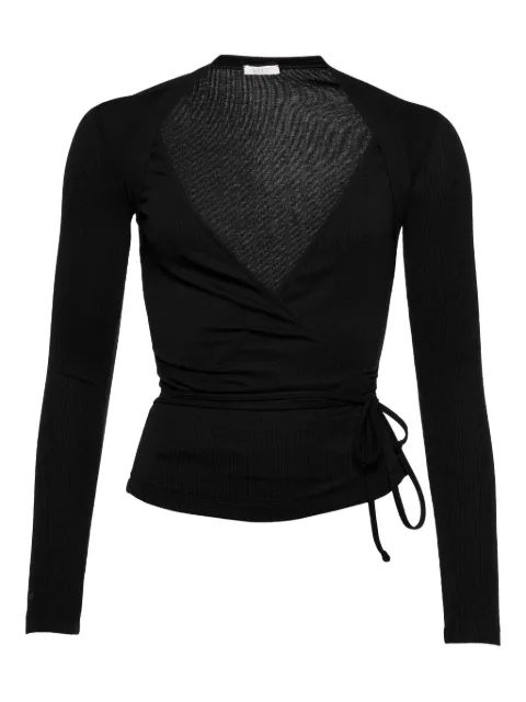 ERES Charlotte wrap top Black 272537