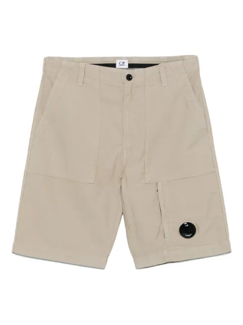 C.P. Company Lens-detail cargo shorts Neutrals 18CMBE275A006406G