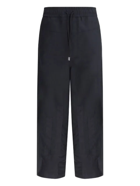 Namacheko zip-detail parachute pants Black NS25530N1200