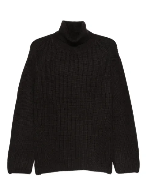 P.A.R.O.S.H. high-neck ribbed sweater Black LADYBLUMD512950