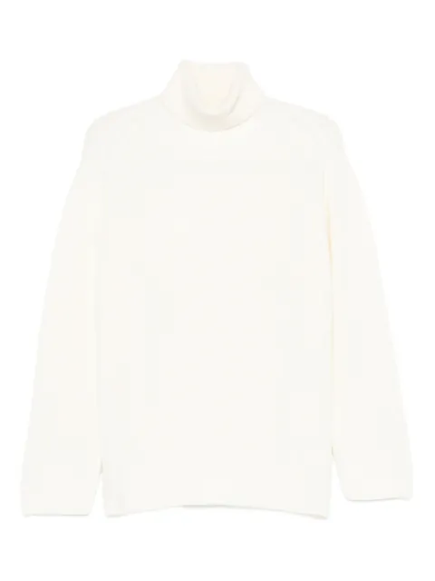 P.A.R.O.S.H. high-neck ribbed sweater White LADYBLUMD512950